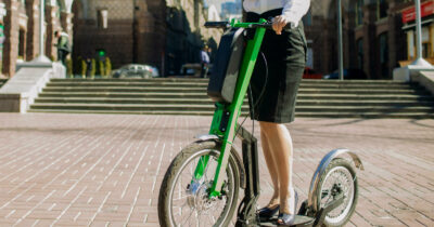 Patinetes eléctricos con ruedas grandes